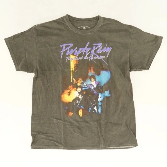 Prince Classic Logo T-Shirt – Official Men's Purple Tee, Unisex Sizing - View #7